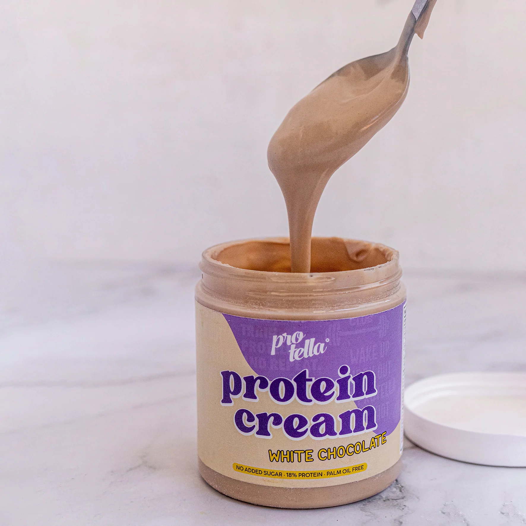 ממרח שוקולד חלבון בטעם שוקולד לבן (אזל המלאי) – תמונה 5