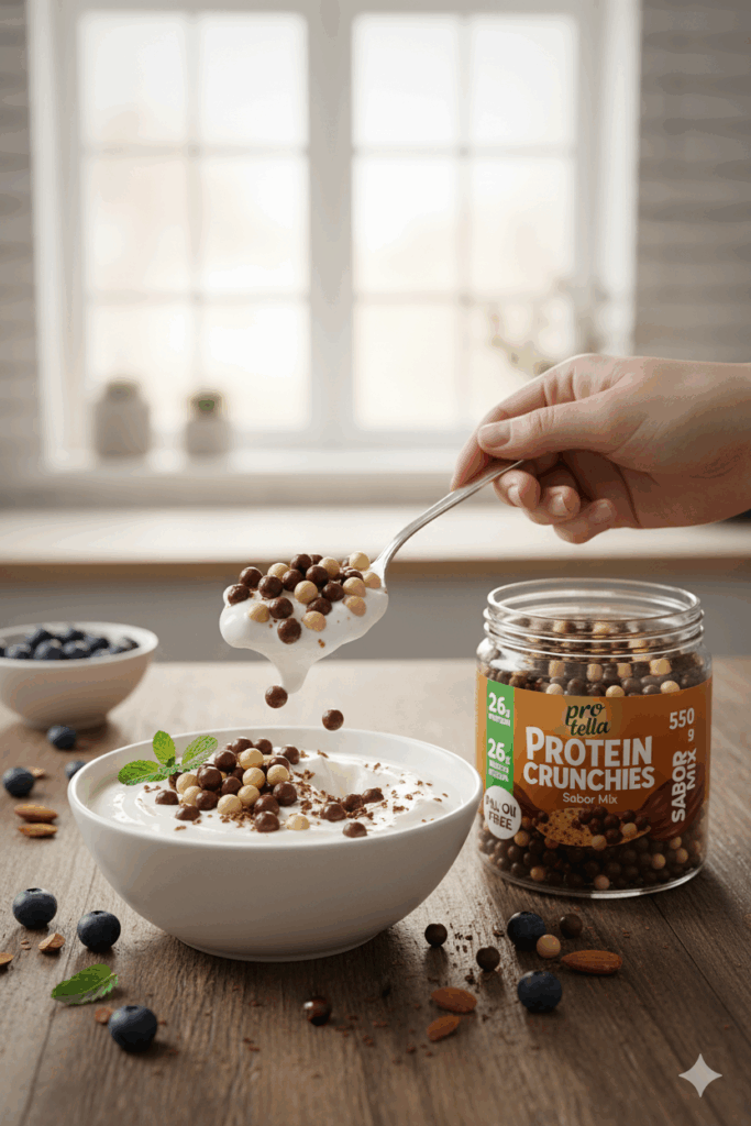 🥣 קערת יוגורט Super-Crunch (עשירה בחלבון)