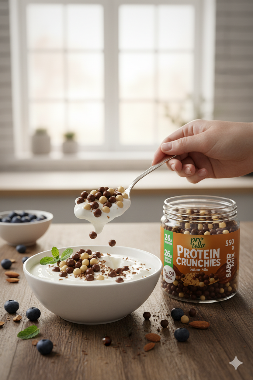 🥣 קערת יוגורט Super-Crunch (עשירה בחלבון)