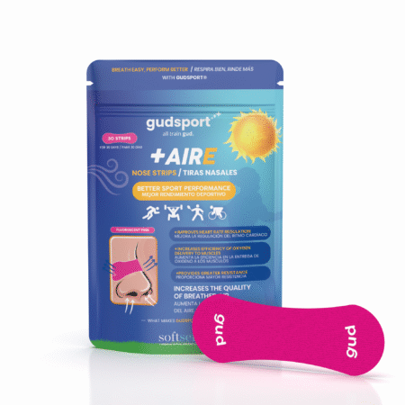 GudSport – מדבקות אף לשיפור הנשימה בזמן ספורט - צבע ורוד | 30 יח׳