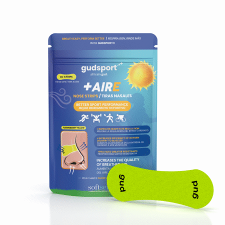 GudSport – מדבקות אף לשיפור הנשימה בזמן ספורט - צבע צהוב | 30 יח׳