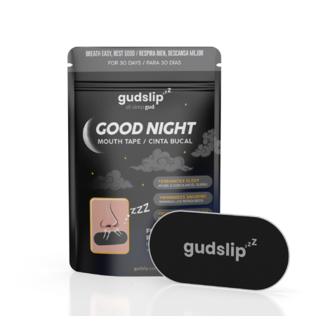 Gudslip Mouth Tape – מדבקות פה לשינה עמוקה ונשימה נכונה (30 יח')
