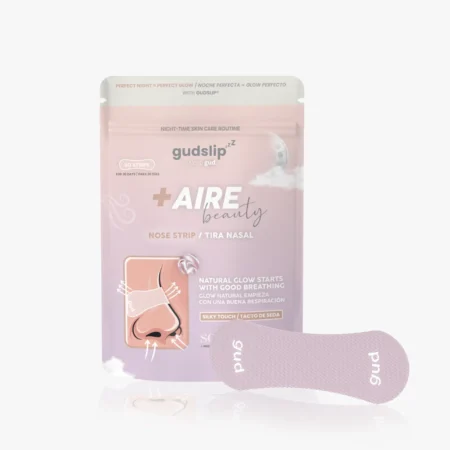 Gudslip – מדבקות אף לנשימה טובה יותר, שינה עמוקה והפחתת נחירות טבעית | 30 יח׳ צבע rose