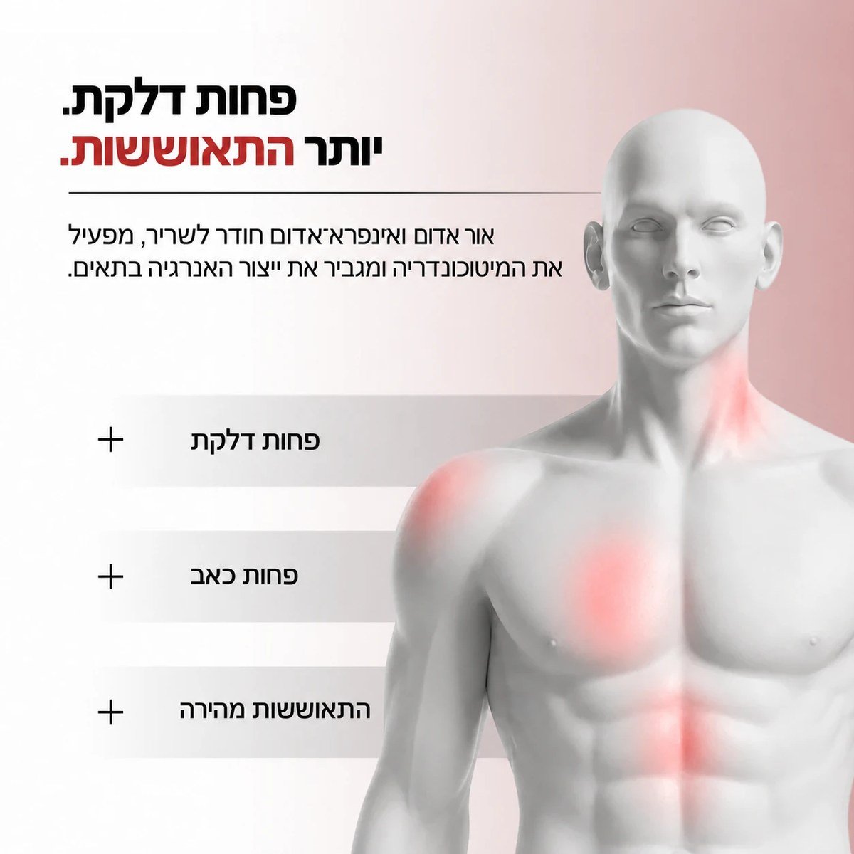 שקף המותג: פחות דלקת, יותר התאוששות